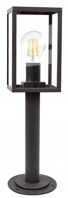 

Lampa Zewnętrzna Stojąca Ogrodowa 48cm Grafitowa