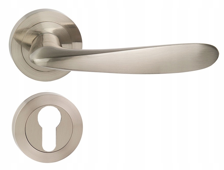 Klika kliky Adria nikl niklová matná s rozetami pod vložkou