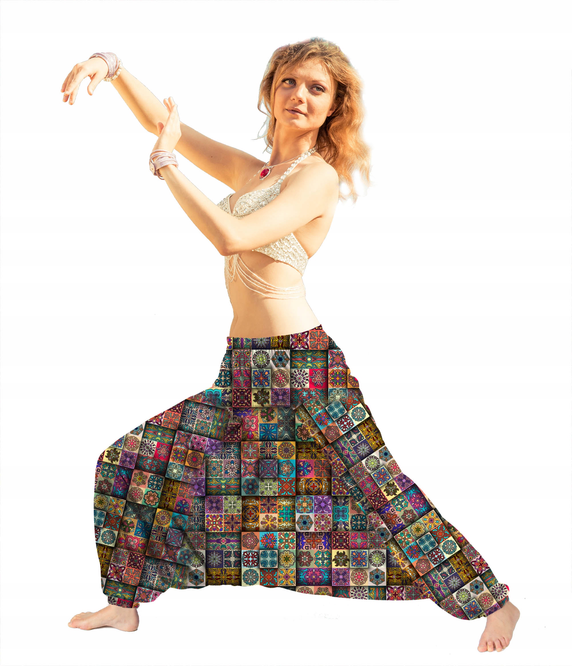 

Szarawary Wzorzyste Mandala Yoga Haremki Pl