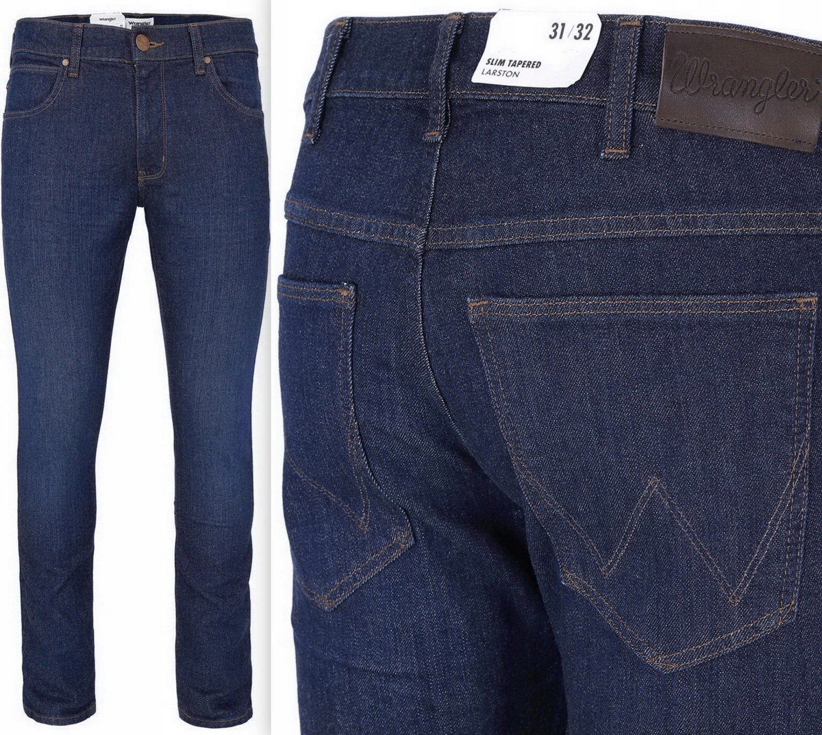 

Wrangler Larston Slim Spodnie Rurki Jeans W27 L32