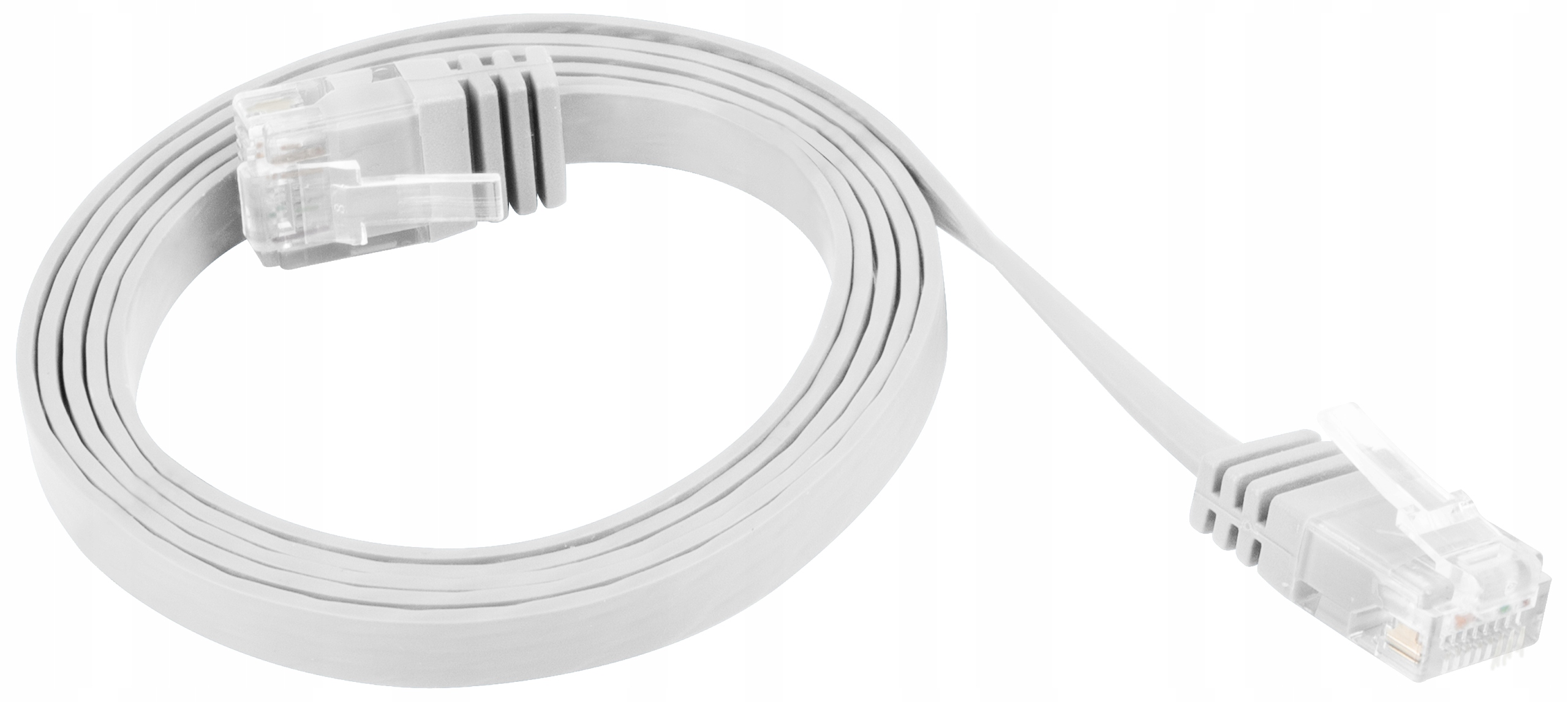 

Kabel 1m sieciowy RJ45 kat.5e Utp patchcord płaski