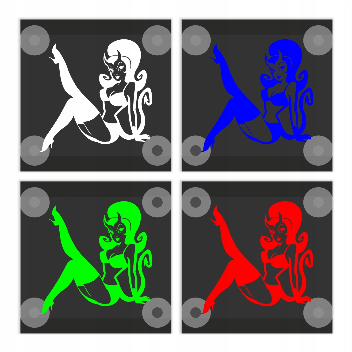 Tabliczka naroznikowa LED kobieta laska 2 szt Weight with packaging 0 4 kg