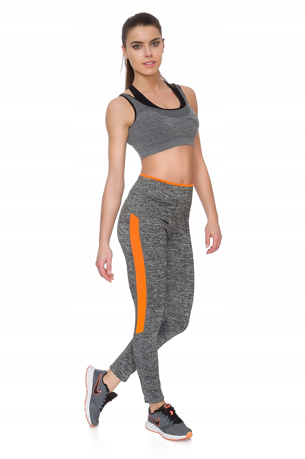 SPORTOWE LEGGINSY FITNESS WYSOKI STAN M/38 DS8031 Płeć kobieta