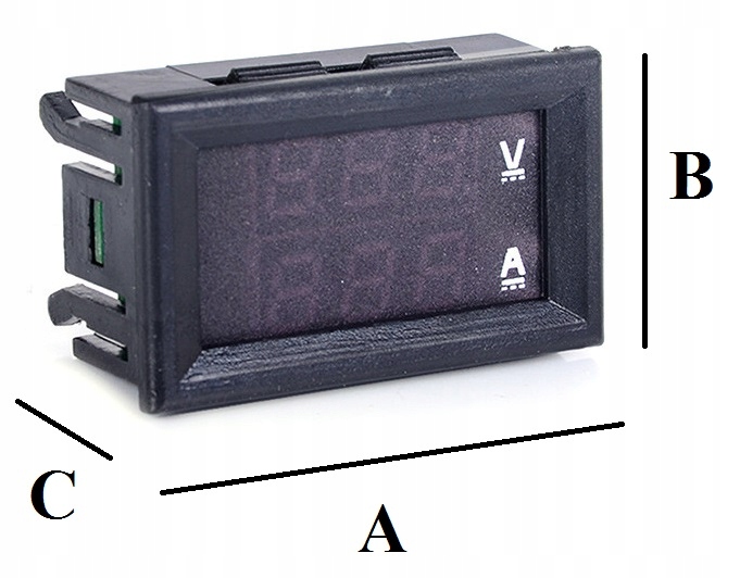 WOLTOMIERZ 0-100V AMPEROMIERZ 0-50A POMIAR AKU Producent Inna