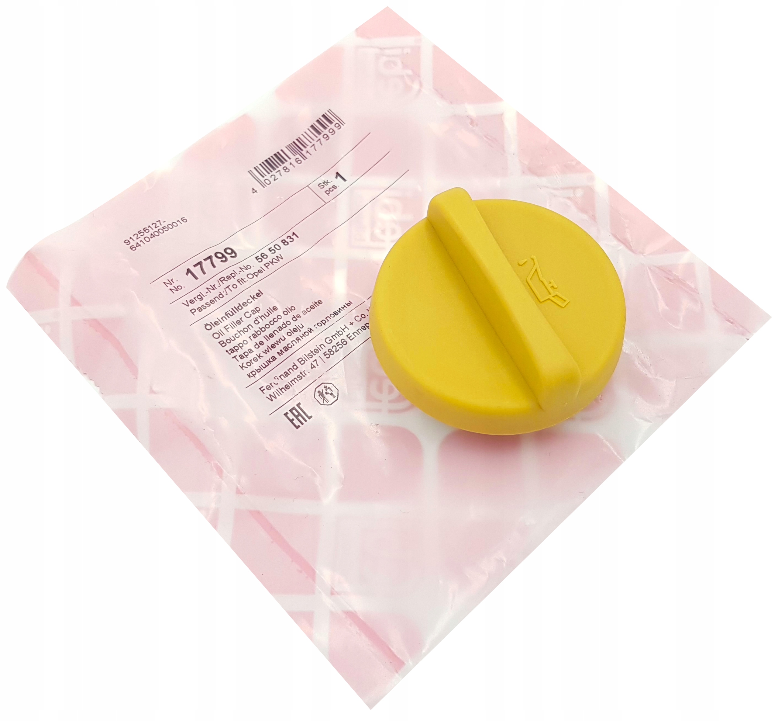 KOREK WLEWU OLEJU OPEL MERIVA ZAFIRA CORSA C D E