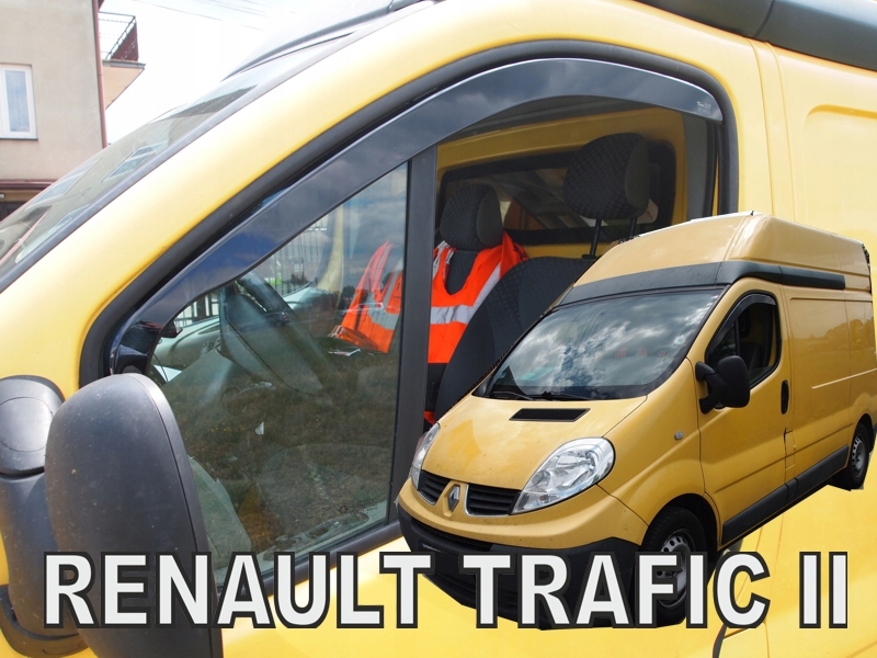 Дефлекторы двери RENAULT хит II 2001-2014r длинные
