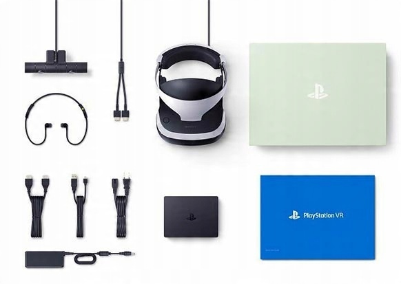 Новая PLAYSTATION VR ZVR2 + камера V2 + 2X MOVE + игровой код производителя CUH-ZVR2