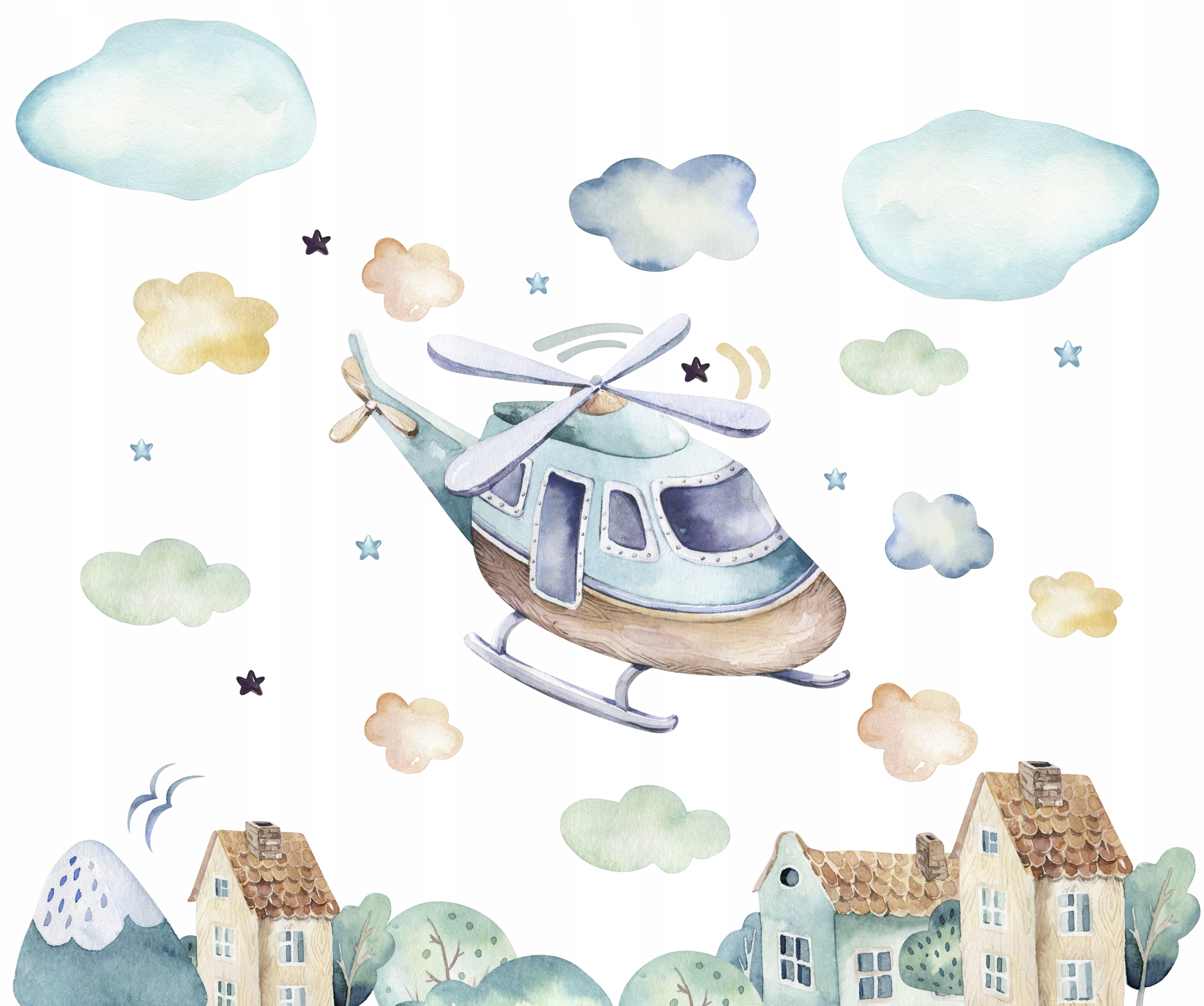 

Air Trasport 3 Naklejka Na Ścianę Dla Dzieci 100cm