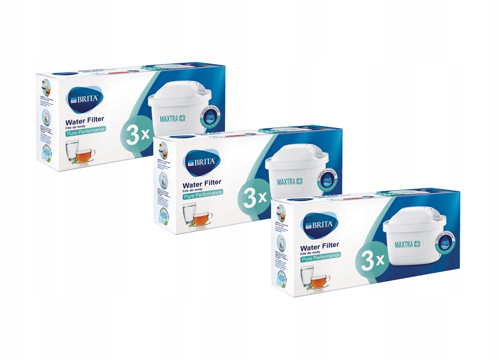 

Filtr wody Brita Maxtra+ Pure Performance 9 szt.