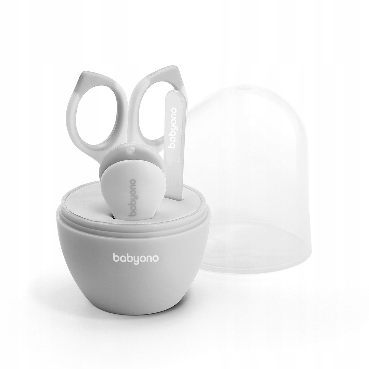 BABYONO ZESTAW KOSMETYCZNY DO PAZNOKCI GREY 398/03