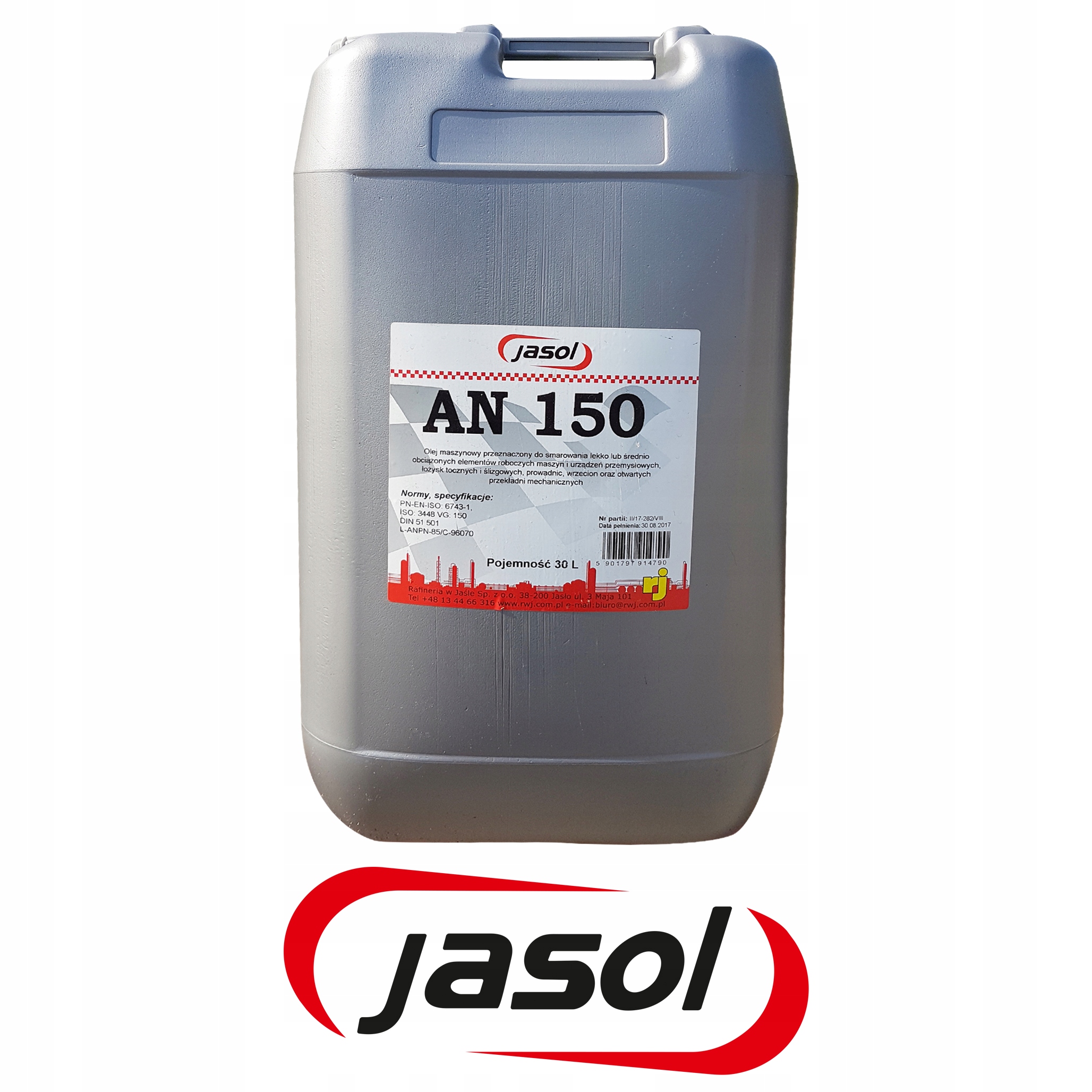 Olej Maszynowy LAN JASOL AN 150 - - 30 Litrów Producent Jasol