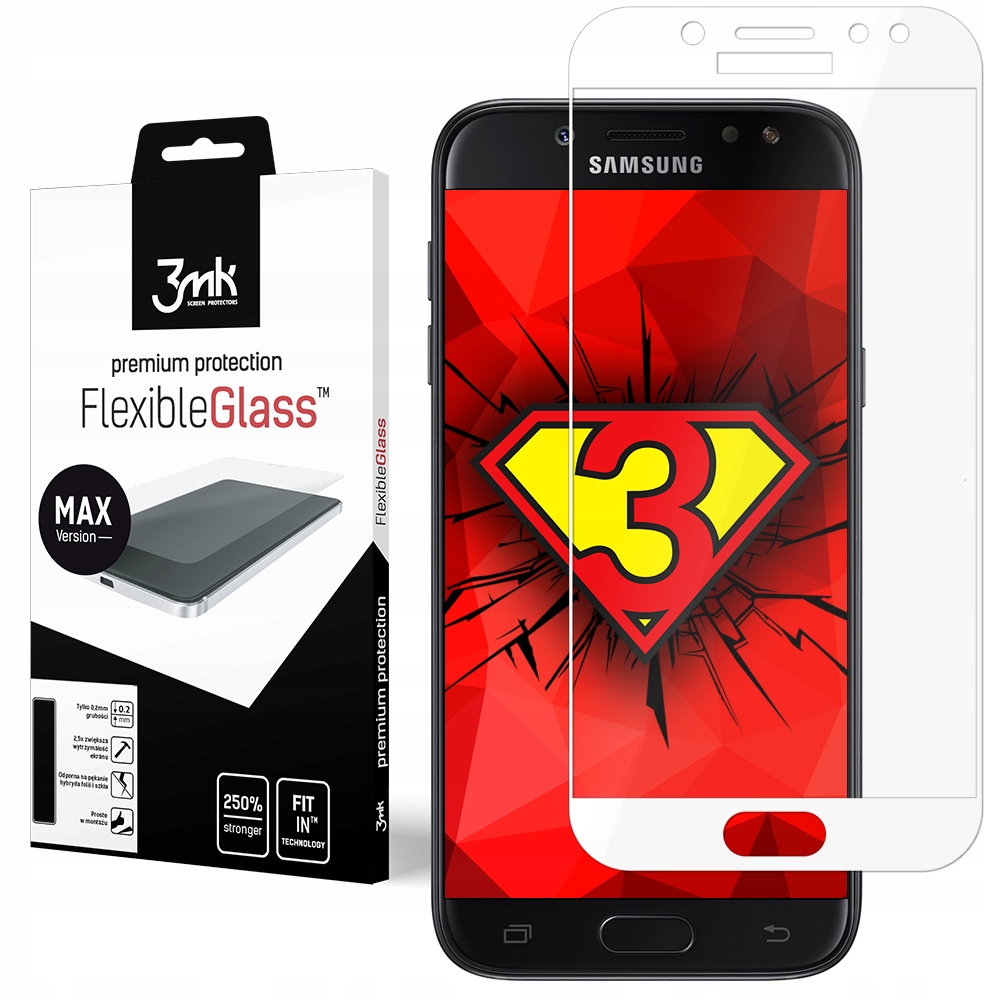 

3mk SzkłoFlexible Glass Max na cały Galaxy J7 2017