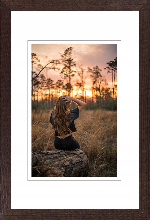 

Ramka Na Zdjęcia 40x60 CM Brązowa Foto