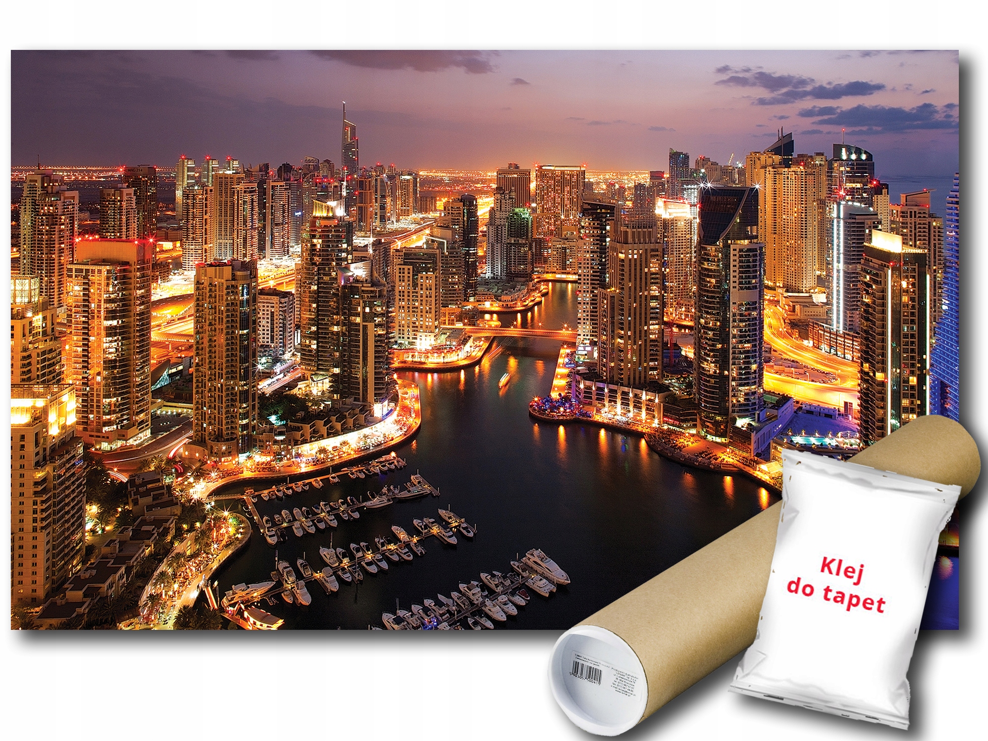 Fototapeta Dubaj V Noci 1D F3XL 416x254 F1671