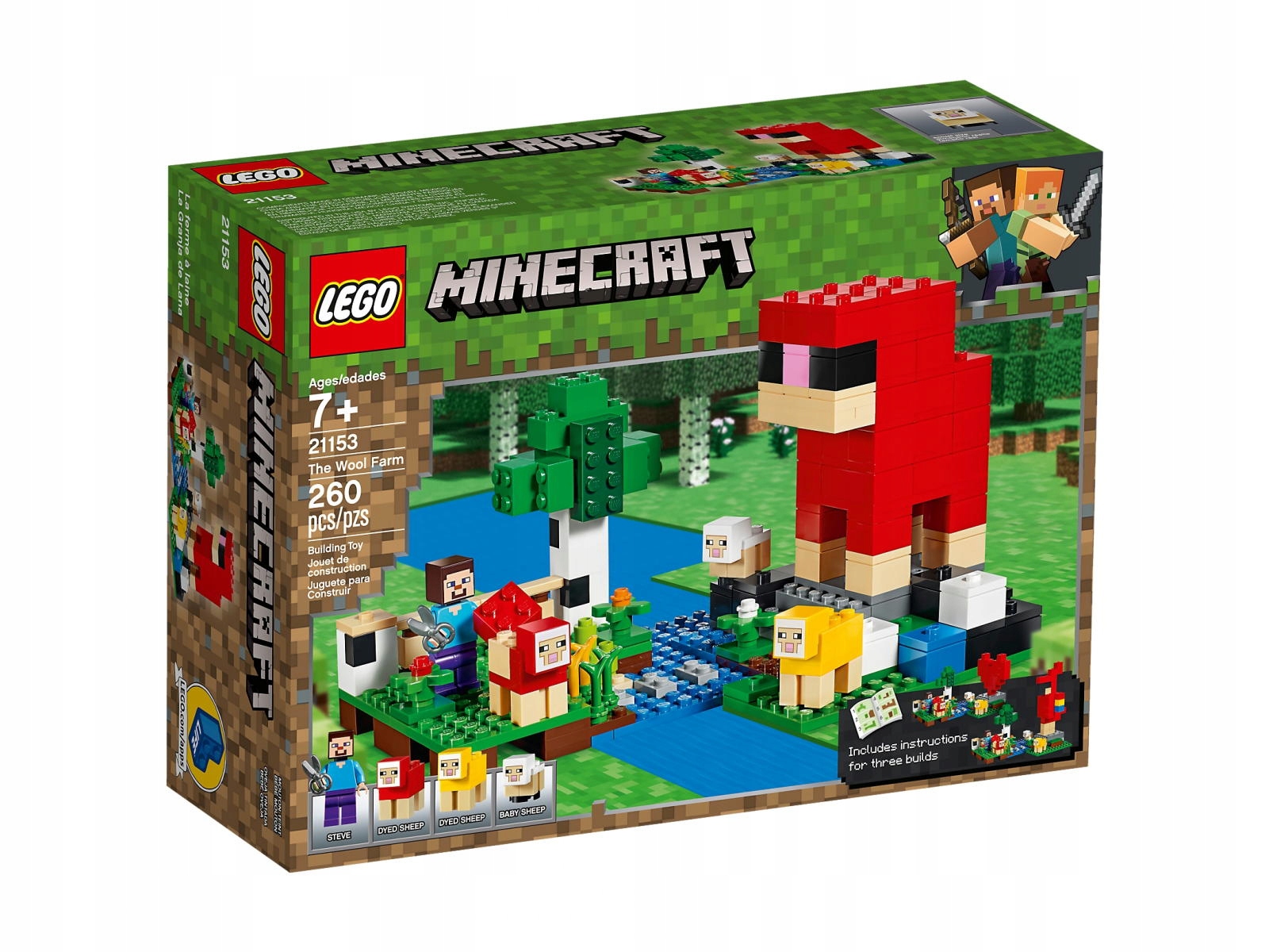 LEGO MINECRAFT 21153 HODOWLA OWIEC