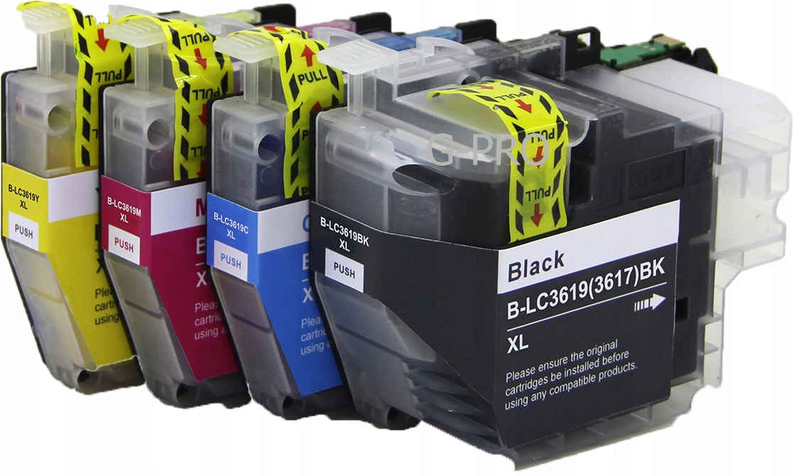 4x tusz do BROTHER LC3619 XL MFC-J2330DW chip v3