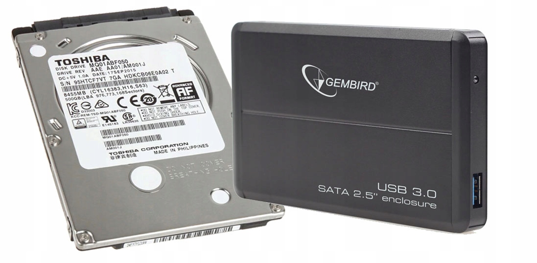 

Przenośny Dysk Toshiba 500GB 2,5 Hdd Sata +kieszeń