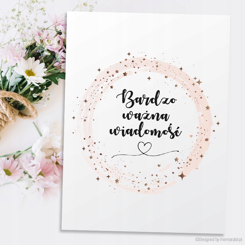 KARTKA ZDRAPKA - dla świadków ślub gwiazdki Kolor dominujący złoty