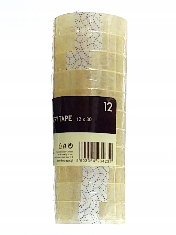 

Taśma biurowa klejąca Grand 12 mm x 30 m 12 szt.