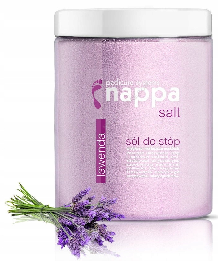 

slay Sól 1250 Do kąpieli Stóp lawend Nappa Silcare