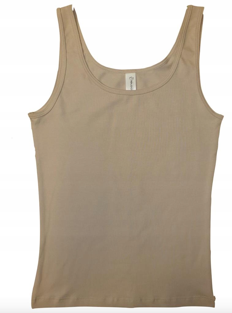TOP damski PREMIUM podkoszulka CIELISTY baw / elas