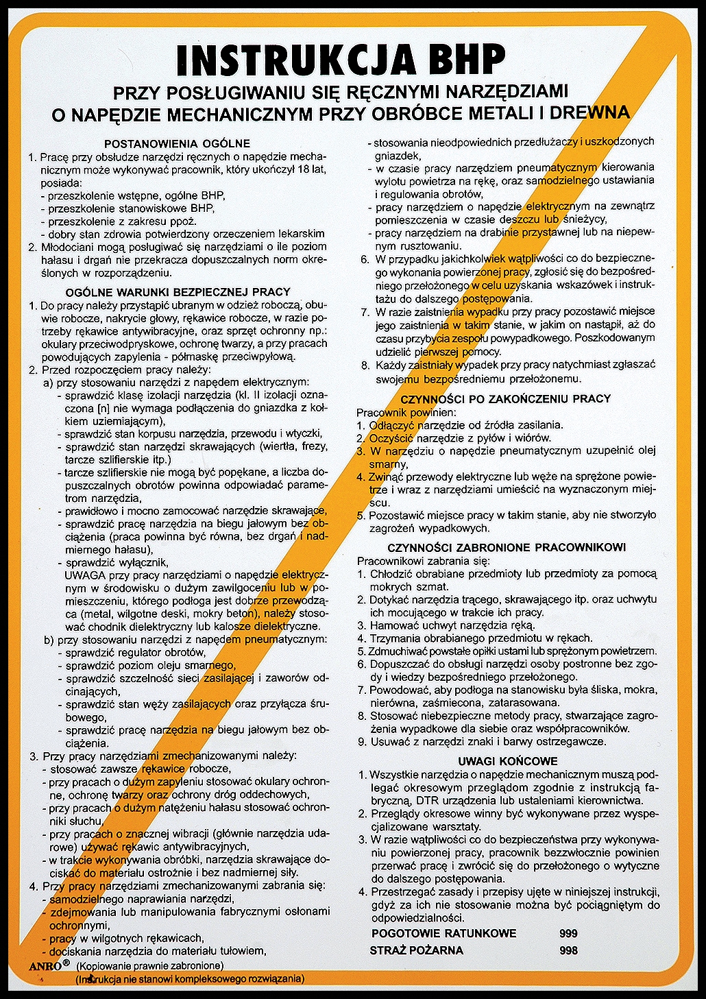 Instrukcja BHP это