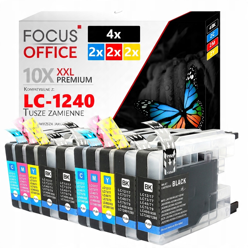 

Tusze do drukarki Brother DCP-J525W J725DW J925DW