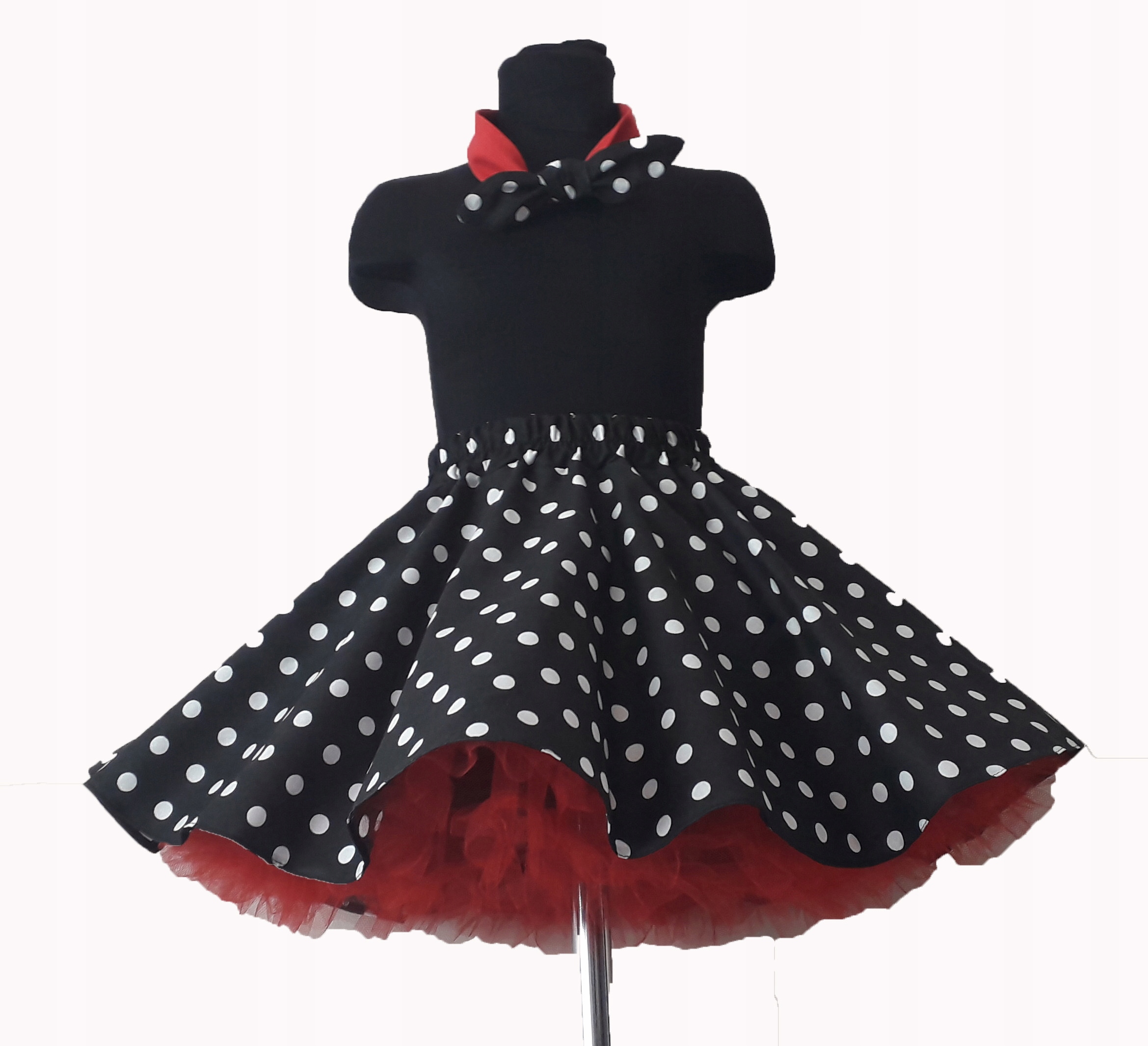 SPÓDNICZKI Z KOŁA PIN-UP Z HAŁKĄ GROCHY 104 Marka Inna marka