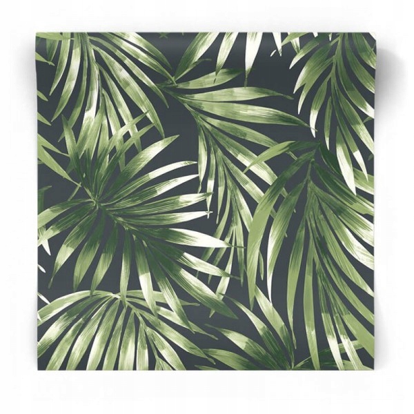 

Tapeta w liscie monstera tropikalna 106413 zielona