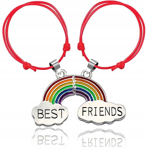 

Bransoletka przyjaźni Best Friends Tęcza łańcuszek