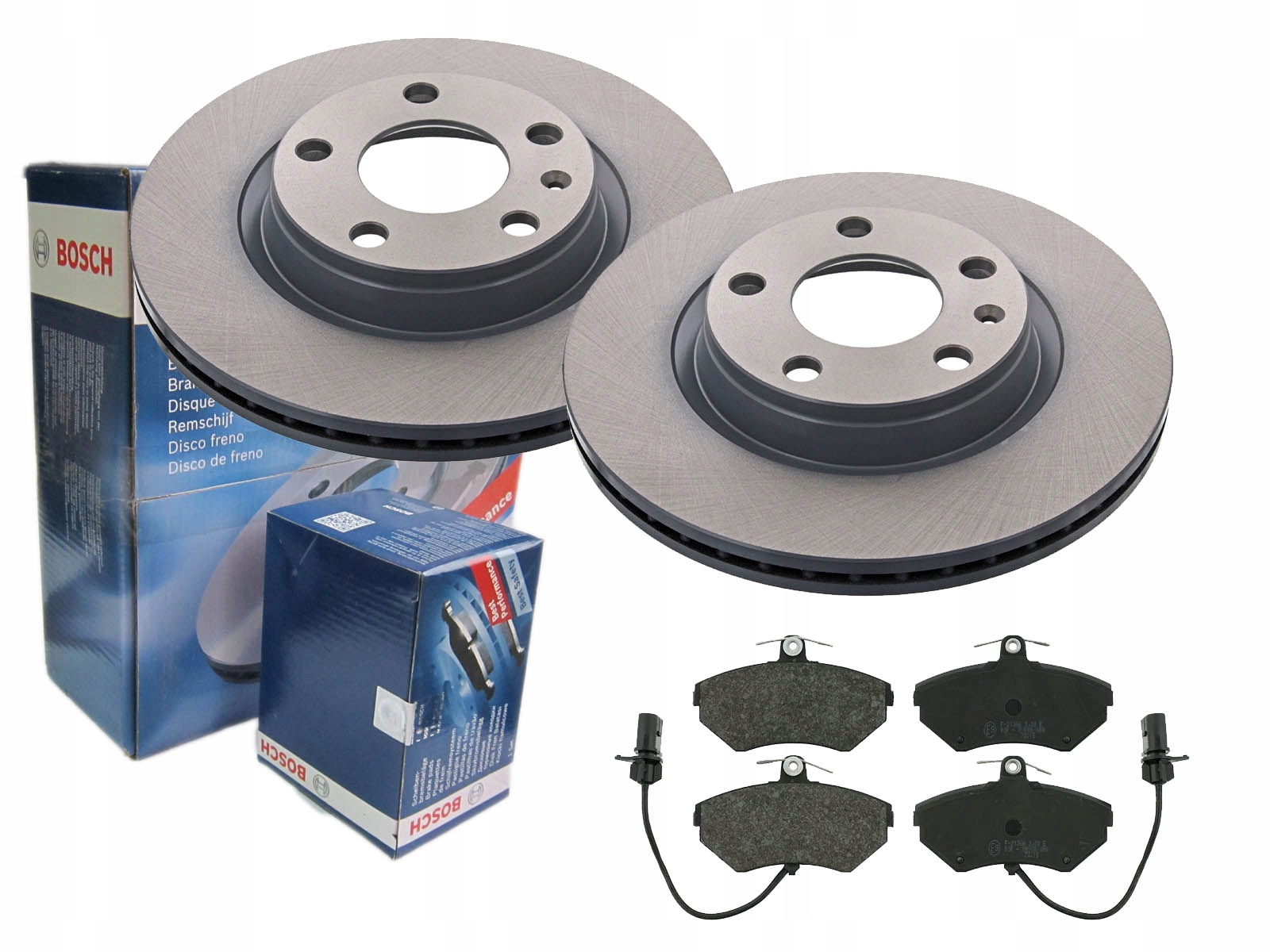 Диски колодки BOSCH передні AUDI A4 A6 VW PASSAT