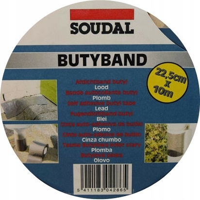 SOUDAL TAŚMA BUTYLOWA USZCZELNIAJĄCA BUTYBAND 300 Typ akcesoriów taśma