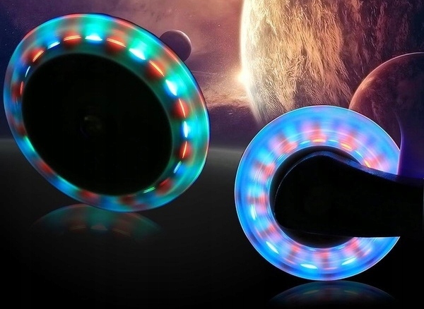 HULAJNOGA BALANSOWA CZTEROKOŁOWA KOŁA LED GRAFITTI Marka ZL