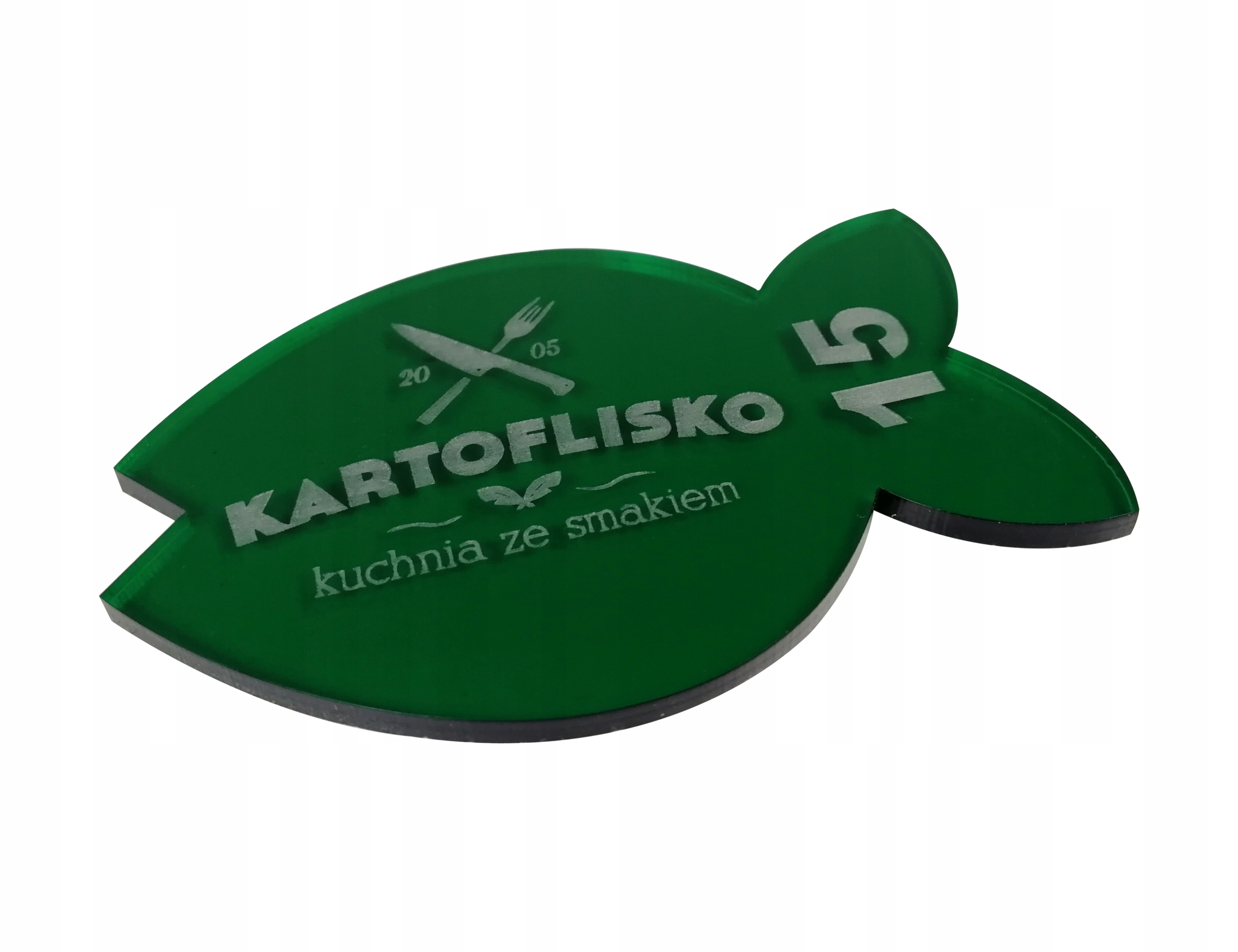 numerki do baru gastronomii breloki ryba 10 szt