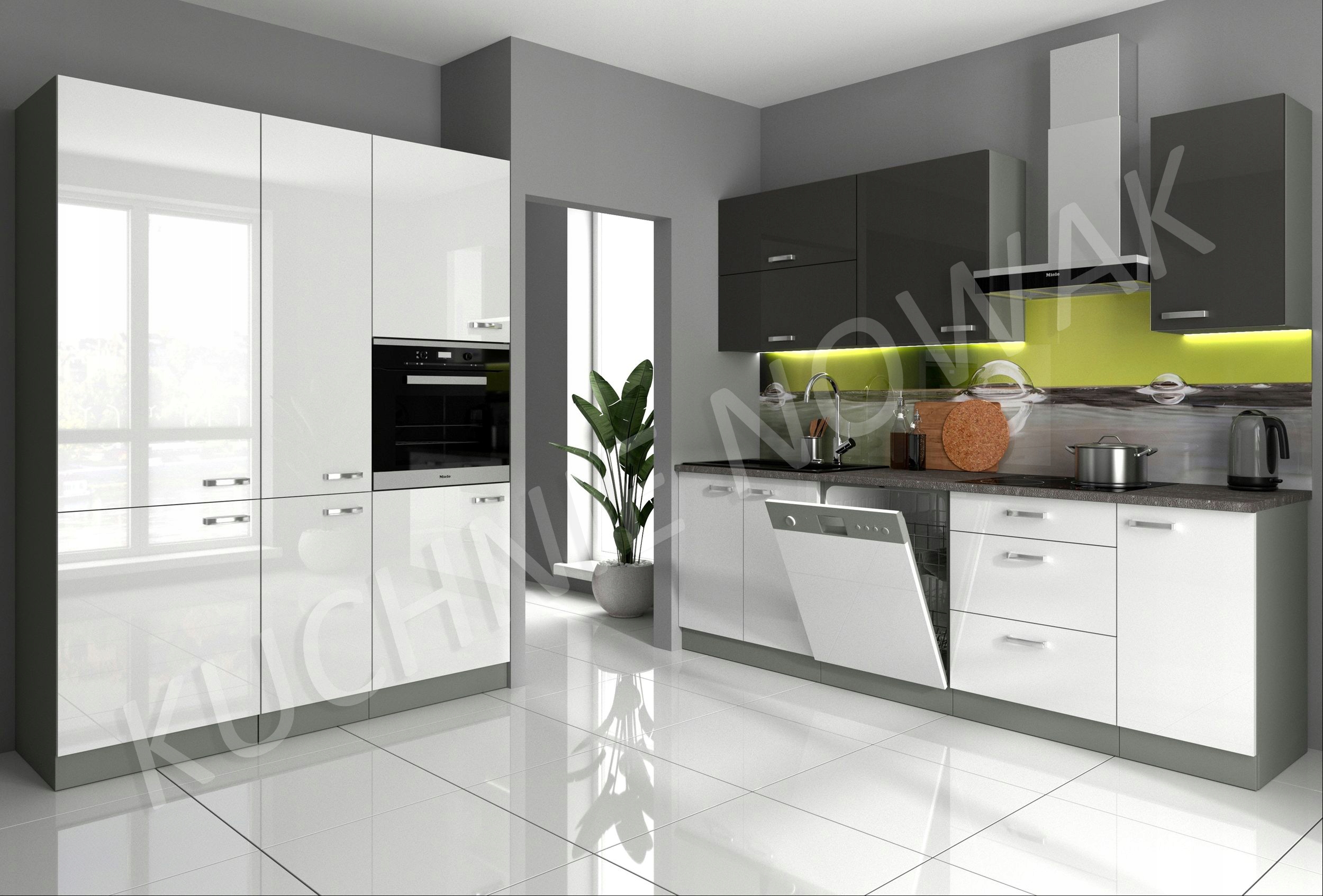 MEBLE KUCHENNE ZESTAW W SOFIA II POŁYSK MDF