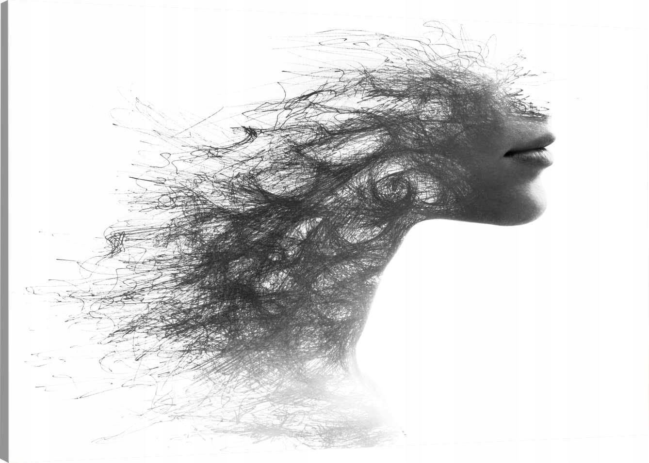 

Obraz Na Płótnie Usta Twarz Abstrakcja 70x50 980WZ