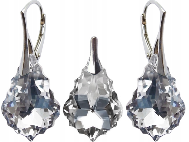 

Komplet Biżuterii Swarovski Baroque Crystal Cal