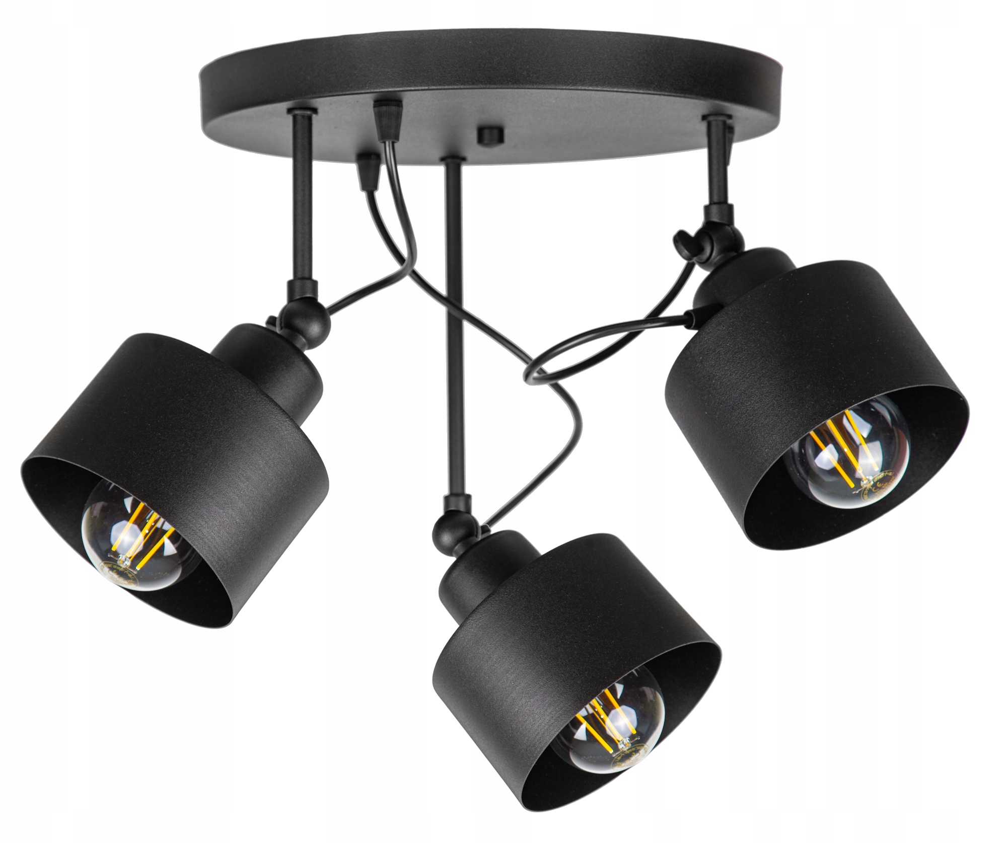 

Lampa Sufitowa Plafon Żyrandol Loft Edison Led
