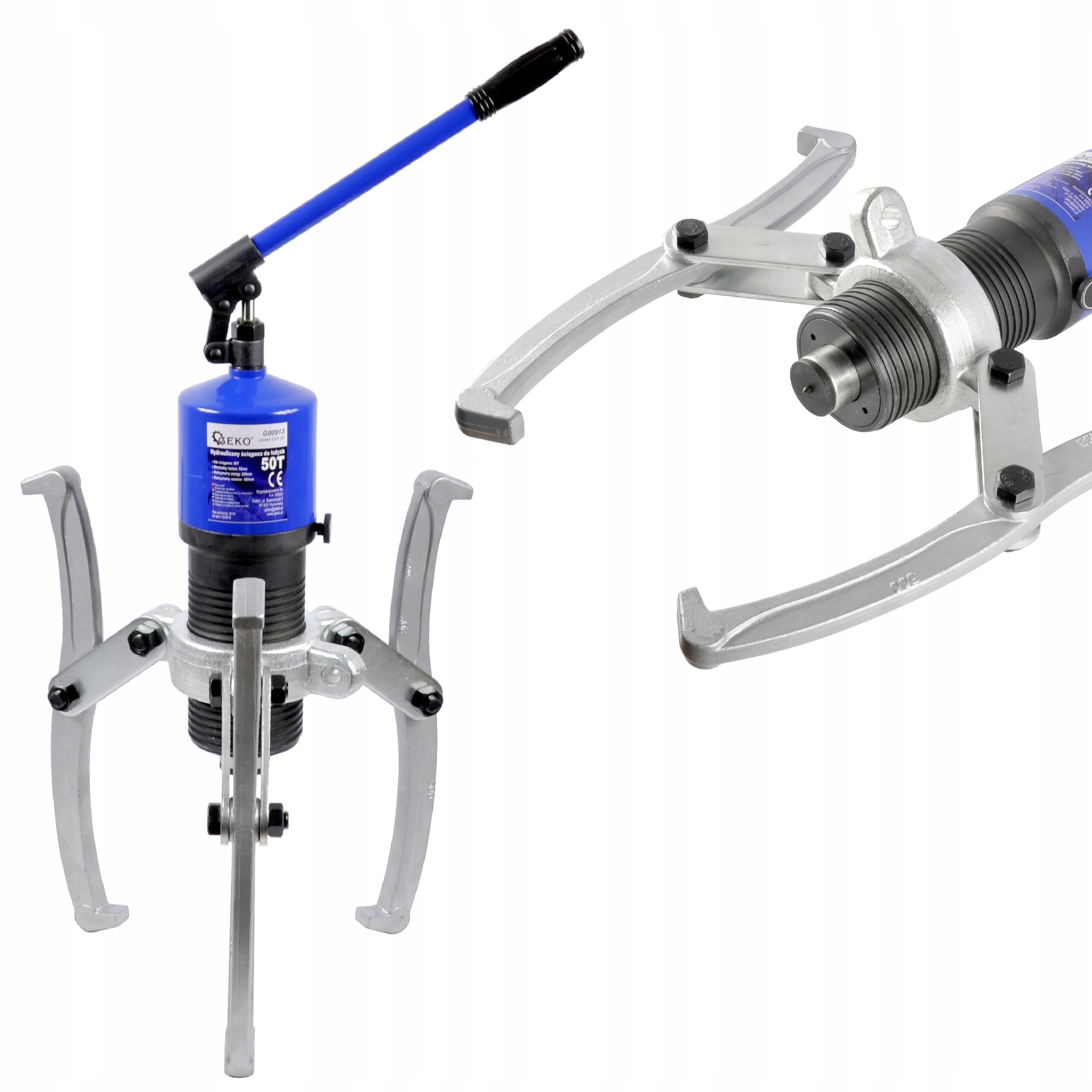 

Hydrauliczny Ściągacz Do Łożysk 50T 500mm Geko