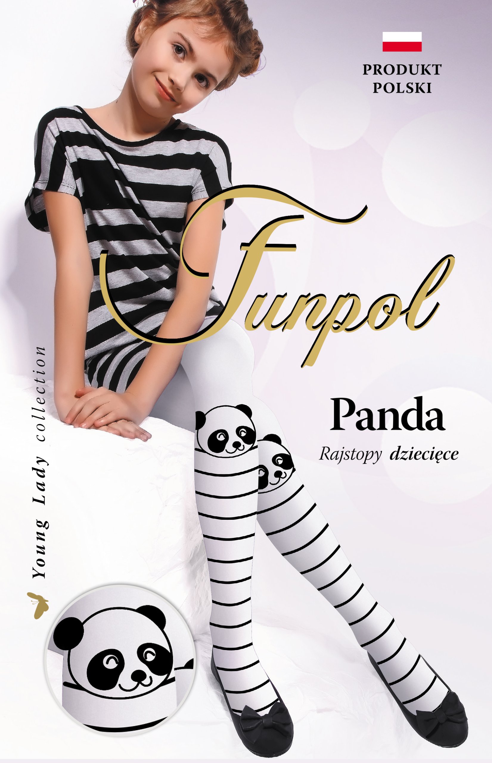 

Rajstopy dziecięce Microfibra Panda 50 Den 146-152