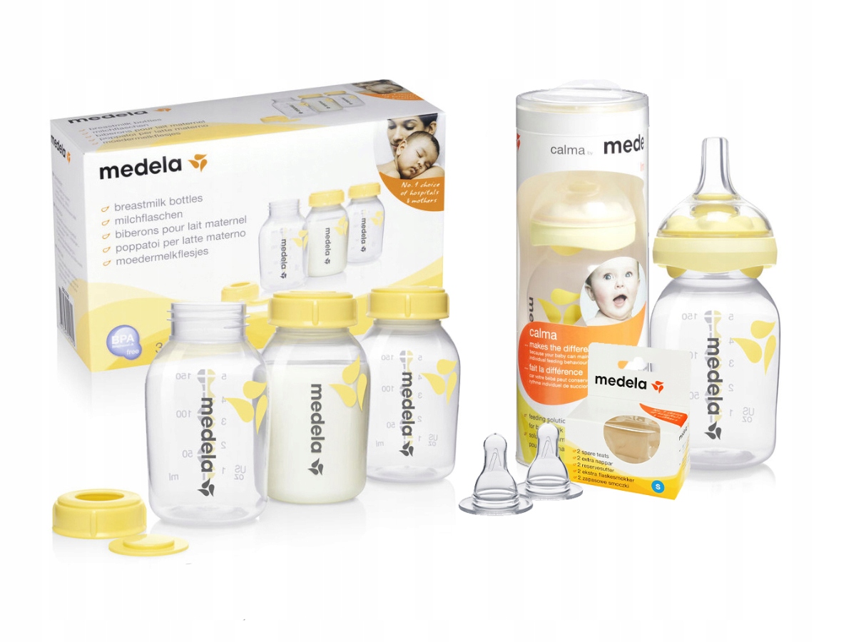 

Medela Calma 150 ml +Butelki 3x150ml +2x Smoczek S