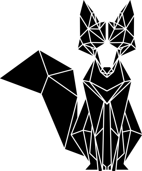 

Szablon malarski Lis geometryczny 50x41cm