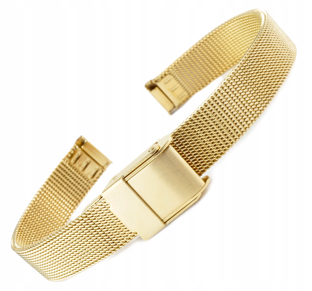 

Bransoletka do zegarka Złota Pvd Siatka Mesh 12 mm