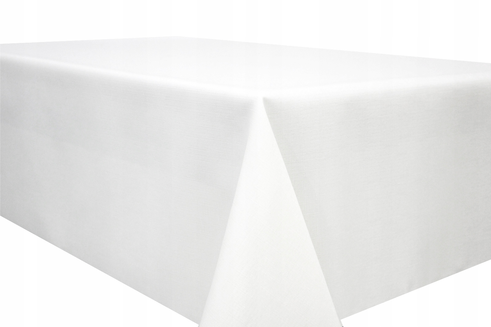 OBRUS PLAMOODPORNY 140x340 BIAŁY PRODUKCJA POLSKA