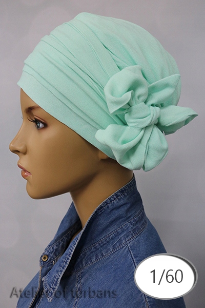 Chusta POLA bawełna UNIKOLOR Turban po chemii Materiał dominujący inny