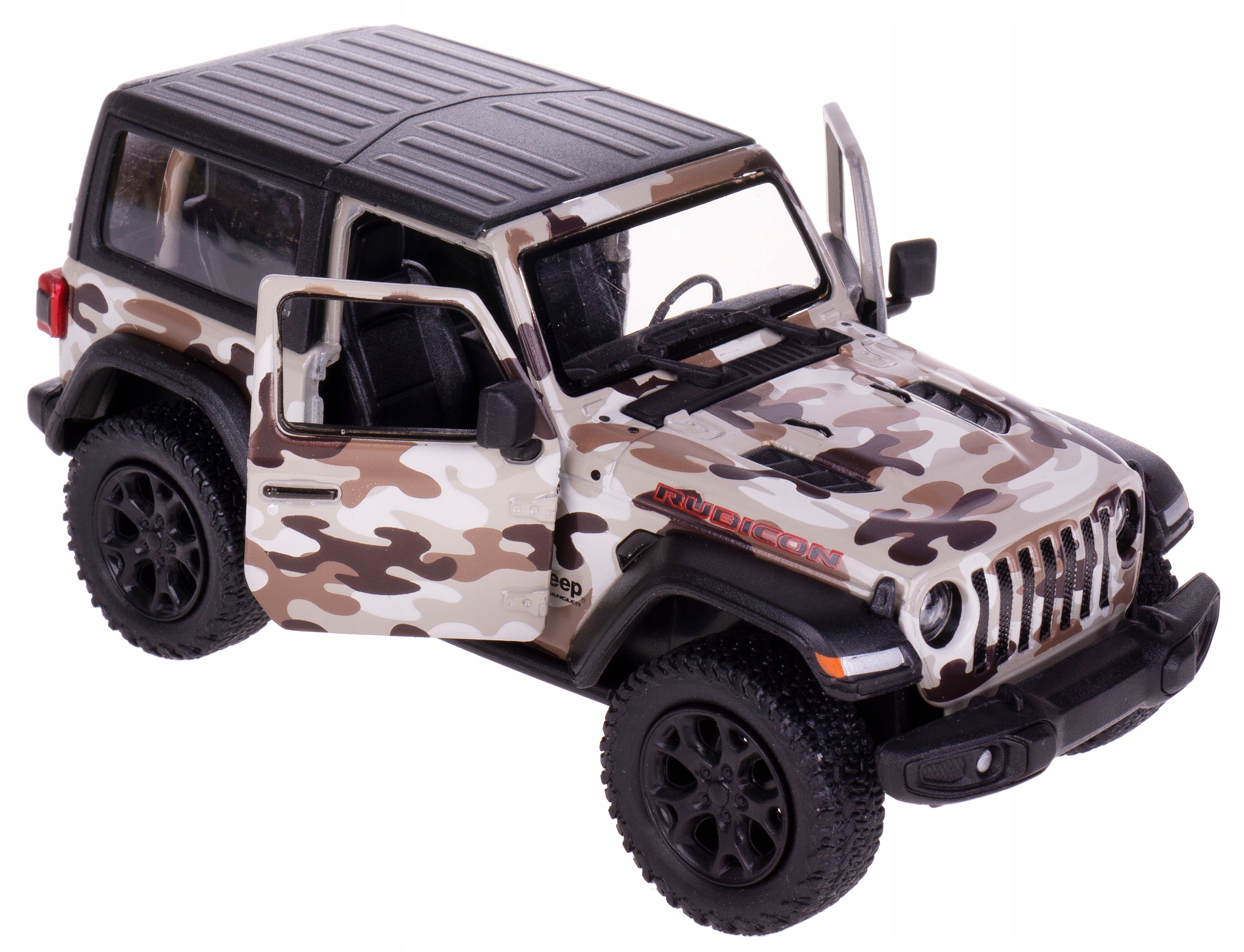 

Jeep Wrangler Camo Model Metal Kinsmart 1:34 Piask