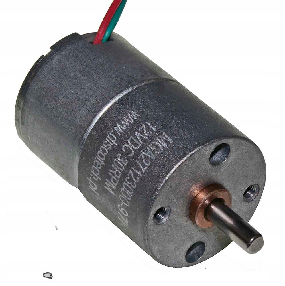 

Silnik z przekładnią 25 obr/min 12 V prądu stałego