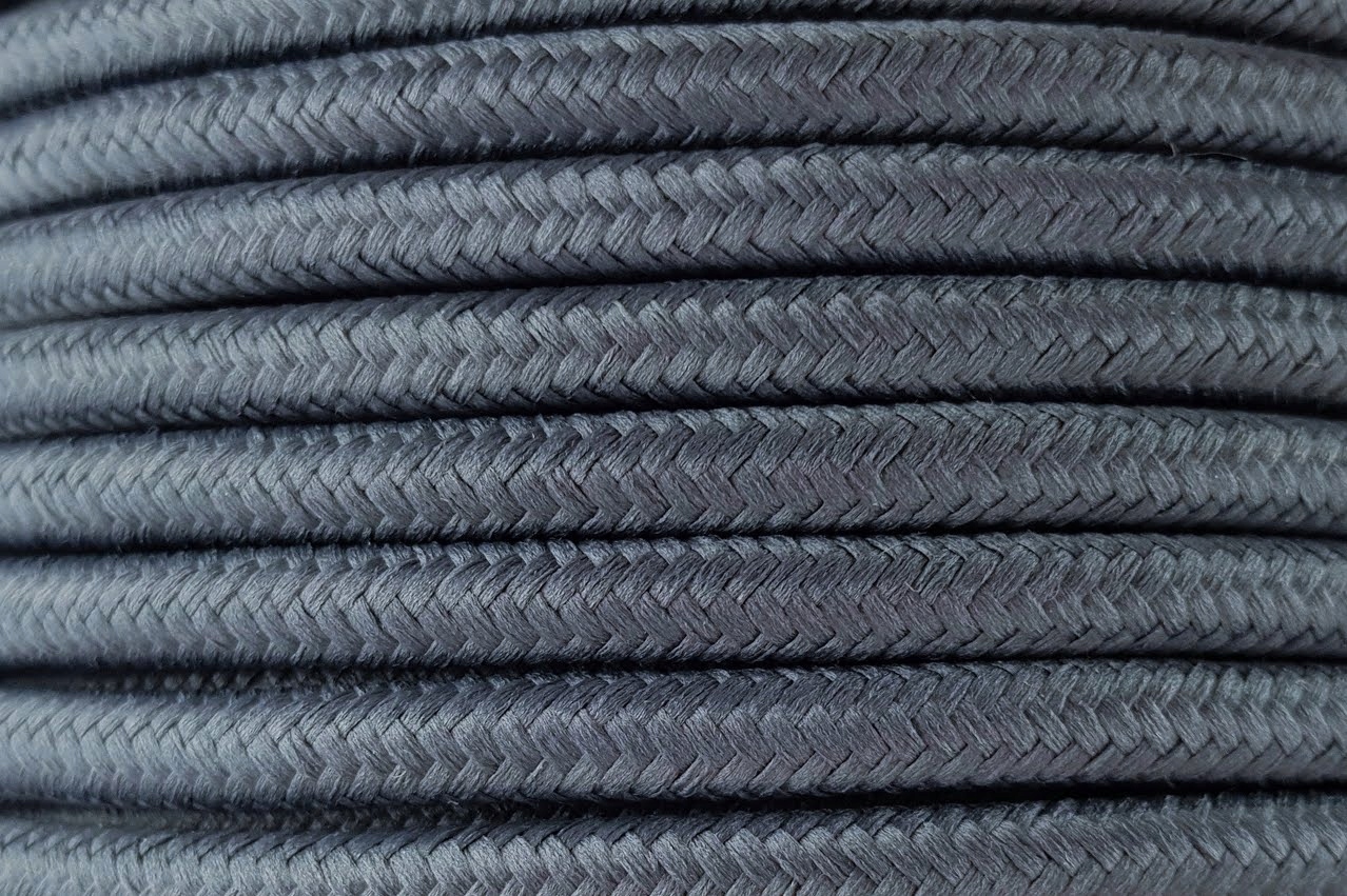 

przewód kabel w kolorowym oplocie kabel Loft pająk