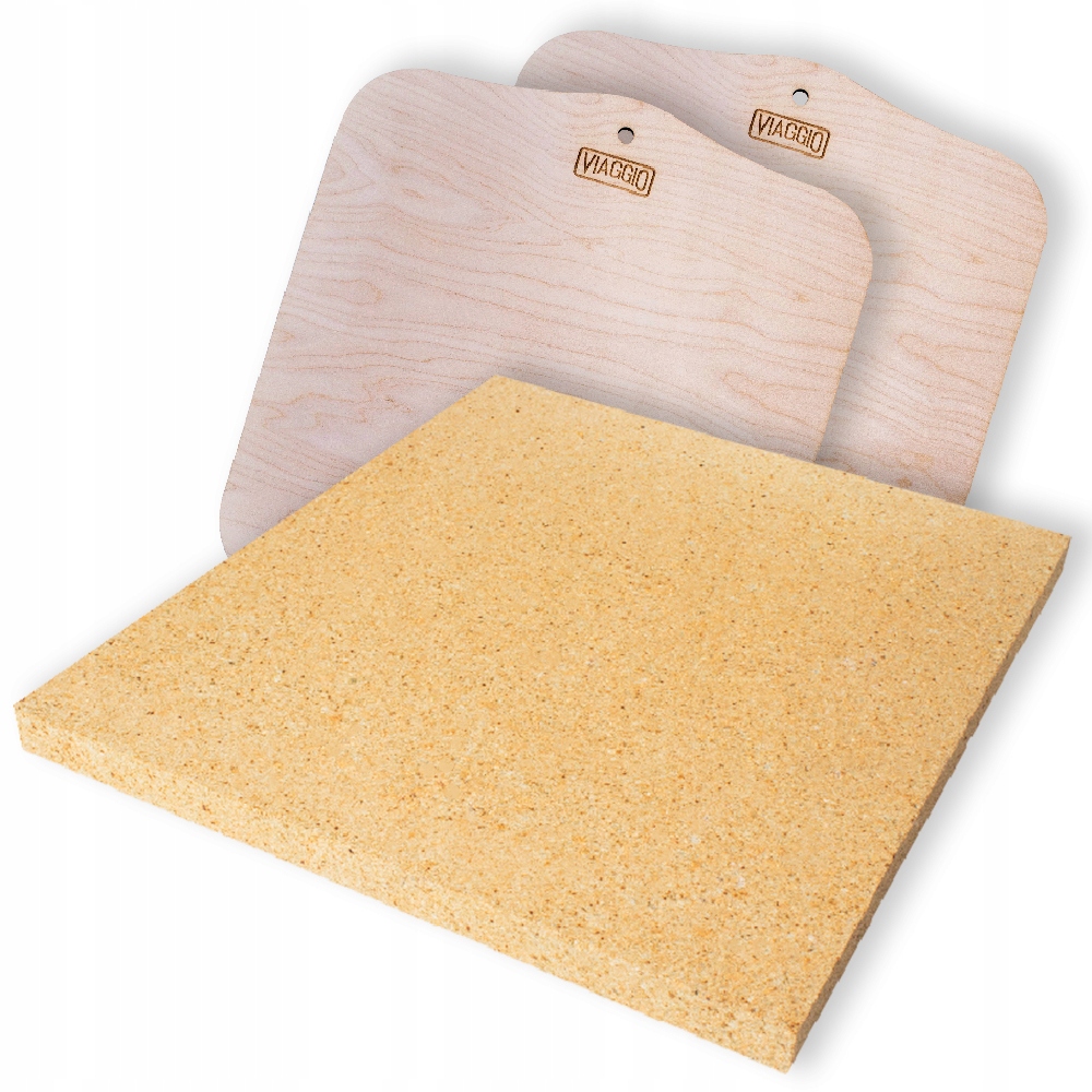 

Kamień Do Pizzy Szamotowy 36x36 Viaggio +2 Łopatki