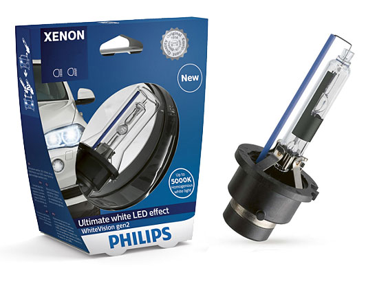 

Philips D2R White Vision gen2 Xenon Żarnik +120%